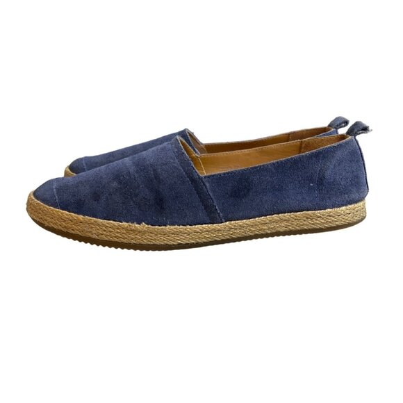 Aquatalia Men\'s Blue Suede Flat Shoes Sz 9M main image 4